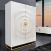 riess-ambiente Barschrank GOLDEN SUNSET 140cm weiß gold Produktbild-Vorschau 1
