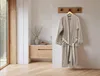 Heckettlane Badjas Prestige Taupe Maat XL 100% Katoen Productafbeelding-voorbeeld 3