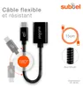 subtel Câble OTG pour smartphone compatible avec Adaptateur Voir les images du produit 4