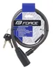 Schloss F ECO Spirale ohne Halter 80cm/12mm. schwarz Produktbild-Vorschau 2