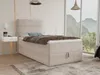 A bedroom scene with a bed, nightstand, and a large window overlooking a mountainous landscape. Produktbild-Vorschau