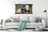 MuchoWow® Textilposter Kuh - Stroh - Kalb - Tier 150x75 cm Produktbild-Vorschau 3