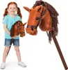 Hobbypferd Tête de cheval sur tige Son peluche marron Voir les images du produit 17