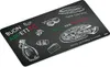 A decorative cutting board with Italian food illustrations. Produktbild-Vorschau