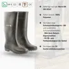 Högert Technik Arbeitsgummistiefel, PVC schwarz, OB SRA, Produktbild-Vorschau 3