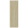 vidaXL Bücherregal Sonoma-Eiche 40x24x75 cm Holzwerkstoff Produktbild-Vorschau 9