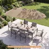 COSTWAY, parasol dwustronny, 300x150 cm, parasol składany, Podgląd zdjęcia produktu 9