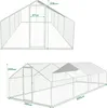 Wybieg 3x8x2m - metalowy kurnik 24 m² z drzwiami i Podgląd zdjęcia produktu 2