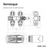 Kit thermostatique pour radiateur de salle de bains – Vanne Voir les images du produit 7