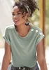 Buffalo Kurzarmshirt khaki Größe 36/38 Produktbild-Vorschau 3