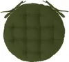 PODUSZKA NA KRZESŁO Anjali okrągła 38 cm BAWEŁNIANA khaki Podgląd zdjęcia produktu 1