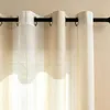 Gardinen Transparent 2er Set - Ösenvorhang Wohnzimmer Produktbild-Vorschau 4