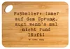 Mr. & Mrs. Panda Holzbrett Spruch Fußballer Sprung - Produktbild-Vorschau 1