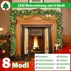 JOIEYOU 500cm Weihnachtsgirlande mit 75 Warmweiß LEDs Produktbild-Vorschau 5