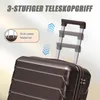 MODFU Reisekoffer mit 14"-Kosmetikkoffer,4er-set-Trolleys Produktbild-Vorschau 4