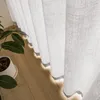 2er Set Vorhänge Leinenoptik Halbtransparent Vorhang Produktbild-Vorschau 5
