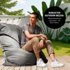 Lumaland Sitzsack 380l grau + Cordhülle Produktbild-Vorschau 6