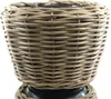 VAN DER LEEDEN DRYPOT® Rattan Pflanzkübel Grau Ø 83 cm - Produktbild-Vorschau 1