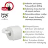 WENKO Toilettenpapierhalter Orea Bad Accessoire Klo Ohne Produktbild-Vorschau 3
