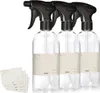 3 flacons pulvérisateurs de 500 ml, plastique, transparent Voir les images du produit 1