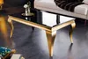 Eleganter Couchtisch MODERN BAROCK 100cm schwarz Opalglas Produktbild-Vorschau 3