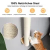 Škrabadlo pro kočky, 154 cm, sisal, určené k montáži na Náhled obrázku produktu 2
