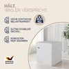 CASARIA® Hocker mit Stauraum 2er Set Weiß Faltbar Deckel Produktbild-Vorschau 3
