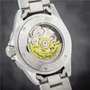 Close-up view of the back of a watch, showing the automatic movement and branding. Náhled obrázku produktu