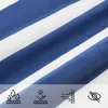 vidaXL Sonnensegel Blau und Weiß 3,6 x 3,6 m 100 % Produktbild-Vorschau 6