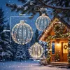 Outsunny Weihnachtsbeleuchtung Außen 3 Stück Hängende LED Produktbild-Vorschau 3
