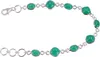 Indisches Boho Silber Armband, Edelsteinarmband - Calcedon, Produktbild-Vorschau 3