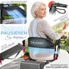 ELONEO Premium Leichtgewicht Rollator faltbar, mit Sitz, Produktbild-Vorschau 4