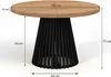 Table ronde extensible, modèle DOVER, style Voir les images du produit 3