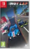 The image shows the cover art for a video game titled 'Hot Lap Racing' for the Nintendo Switch. It features three racing cars on a track. Podgląd zdjęcia produktu