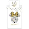 Dwustronna pościel dziecięca Disney Myszka Minnie, złota Podgląd zdjęcia produktu 1