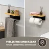 eluno Küchenrollenhalter mit Bambusablage zur Wandmontage - Produktbild-Vorschau 6