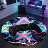 Gaming-Teppich mit lebendigen neon-farbigen Symbolen und Produktbild-Vorschau 2