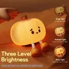 Roztomilá halloweenská dýňová LED dotyková noční lampa, Náhled obrázku produktu 4