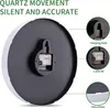 Leuchtend Wanduhr, Moderne runde Wanduhr, 12 Zoll, Produktbild-Vorschau 6