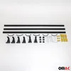 A set of car roof rack components laid out on a white background. Podgląd zdjęcia produktu