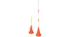 Lot de 2 cônes de signalisation orange, avec trous, 52 cm Voir les images du produit 4