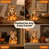 Beleuchtete Vintage-Halloween-Dekoration: Patchwork-Geist Produktbild-Vorschau 7