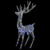 A lighted reindeer decoration against a black background. Produktbild-Vorschau