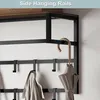 EUGAD Wandgarderobe mit Ablage 10 Haken, 80x41x30 cm, Produktbild-Vorschau 9