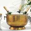 WOHNLING Sektkühler Hammerschlag Champagnerschale & Produktbild-Vorschau 1