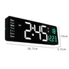 A digital clock displaying time, date, and temperature. Náhled obrázku produktu