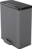 Curver Duo Tretmülleimer Deco 26L+26L Grau Produktbild-Vorschau 2