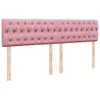 Boxspringbett mit Matratze Rosa 180x200 cm Samt Produktbild-Vorschau 9