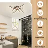 ZMH Deckenlampe LED Deckenleuchte Wohnzimmer 24W Holz Produktbild-Vorschau 5