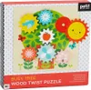 Petit Collage Drehpuzzle Aus Holz: Geschäftiger Baum Produktbild-Vorschau 2
